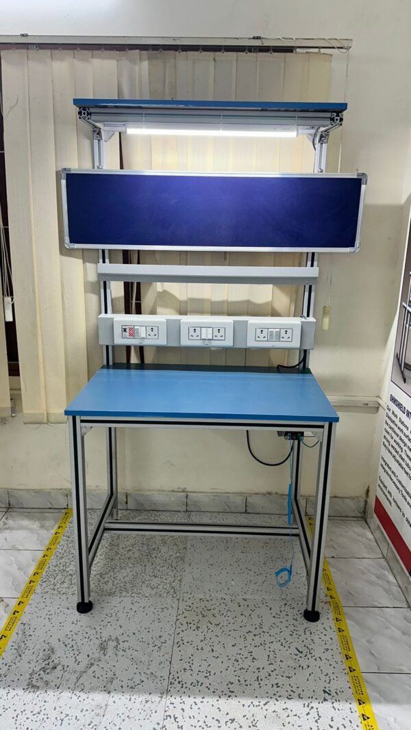 ESD Aluminium Table – Premium Anti-Static Workstation